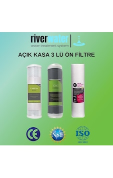 Açık Kasa Su Arıtma Cihazı 3 Lü Ön Filtre Seti Açık Kasa Su Arıtma Cihazı 3 Lü Ön Filtre Seti