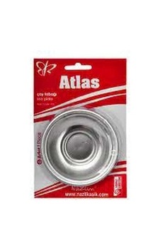 6 Parça Metal Çay Tabak Çok Renkli 6 Parça Metal Çay Tabak Çok Renkli