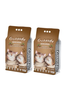 Goldlife Kahve Kokulu Ince Kedi Kumu 2x10 Lt Goldlife Kahve Kokulu Ince Kedi Kumu 2x10 Lt