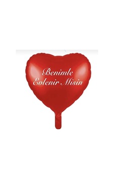 Benimle Evlenirmisin Kırmızı Kalpli Folyo Balon Kırmızı Kırmızı Benimle Evlenirmisin Kırmızı Kalpli Folyo Balon Kırmızı Kırmızı