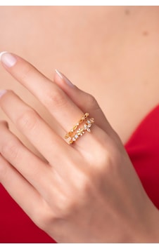 Ayarlanabilir Prenses Model Zirkon Taşlı Çiçekli Kadın Yüzük Ayarlanabilir Prenses Model Zirkon Taşlı Çiçekli Kadın Yüzük