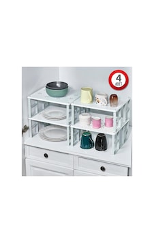 4'lü Dolap İçi Düzenleyici Raf Seti, Metal Tasarım, Pratik Ve Şık Kullanım Metal Ayaklı Beyaz - 825661851 Beyaz 4'lü Dolap İçi Düzenleyici Raf Seti, Metal Tasarım, Pratik Ve Şık Kullanım Metal Ayaklı Beyaz - 825661851 Beyaz