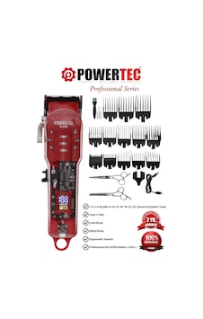Powertec TR-3100 Saç Sakal Tıraş Makinesi Powertec TR-3100 Saç Sakal Tıraş Makinesi
