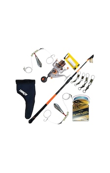 Confıanza 420cm 100-450gr Tele Surf+alcaraz Makine 8+1 Bb 9000 Surf Set Confıanza 420cm 100-450gr Tele Surf+alcaraz Makine 8+1 Bb 9000 Surf Set