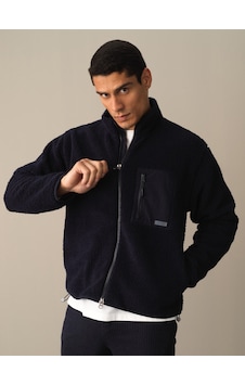 Xint Lacivert Oversize Dik Yaka Kuzu Mont 195041 Xint Lacivert Oversize Dik Yaka Kuzu Mont 195041