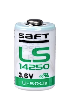 Saft Ls14250 ,3.6v/1200ma Şarjsız Lityum Pil