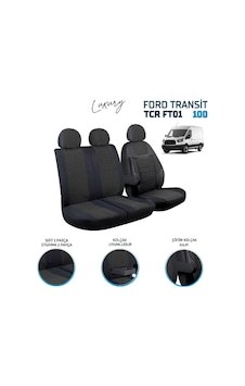 Ford Transit Koltuk Kılıfı 1 2 Ön Takım Siyah
