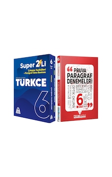 Örnek Akademi 6.sınıf Türkçe Süper İkili Ve Pruva Akademi Paragraf Deneme Seti 3 Kitap Örnek Akademi 6.sınıf Türkçe Süper İkili Ve Pruva Akademi Paragraf Deneme Seti 3 Kitap