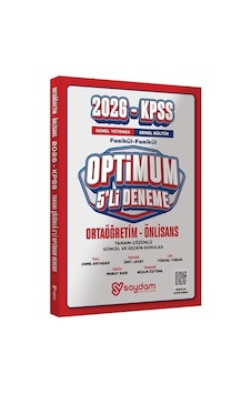 2026 Kpss Lise Ortaöğretim Ön Lisans Optimum 5 Deneme Fasikül ...