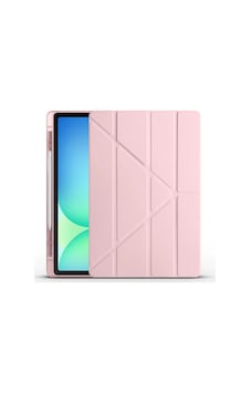 Galaxy Uyumlu  Tab S10 Fe Plus Kılıf Zore Tri Folding Kalem Bölmeli Standlı Kılıf Klasik