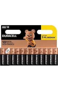Duracell LR6/MN1500 AA Kalem Pil 12'li Duracell LR6/MN1500 AA Kalem Pil 12'li