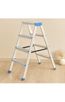 Çift Basamaklı Alüminyum Merdiven 115 Cm 5+5 - Çift Basamaklı Alüminyum Merdiven 115 Cm 5+5 -