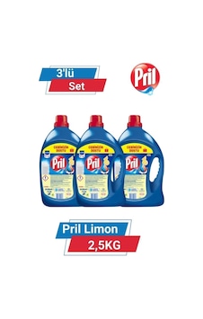 Pril Limon 2.5 Kg 3'lü Set set-hnkdtj-5207-6156 Pril Limon 2.5 Kg 3'lü Set set-hnkdtj-5207-6156