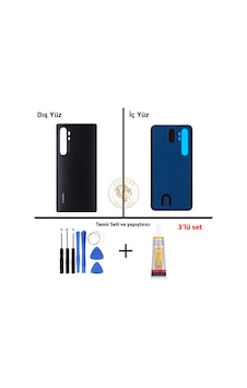 Xiaomi Mi Note 10 Lite Gece Yarısı Siyahı Uyumlu Arka Kapak + Yapıştırıcı Ve Vida Seti Siyah Xiaomi Mi Note 10 Lite Gece Yarısı Siyahı Uyumlu Arka Kapak + Yapıştırıcı Ve Vida Seti Siyah