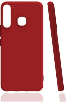 İnfinix Hot 8 Kılıf Zore Biye Silikon Kırmızı