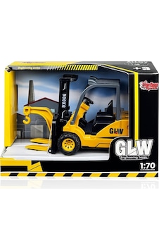 Vardem Oyuncak Kutulu Sürtmeli Metal İnşaat Aracı Forklift - Standart Vardem Oyuncak Kutulu Sürtmeli Metal İnşaat Aracı Forklift - Standart
