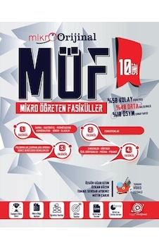 10. Sınıf Matematik Möf Mikro Öğreten Fasiküller Orijinal Mikro
