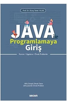 Java İle Programlamaya Giriş: Kavram Uygulama Örnek Problemler Java İle Programlamaya Giriş: Kavram Uygulama Örnek Problemler