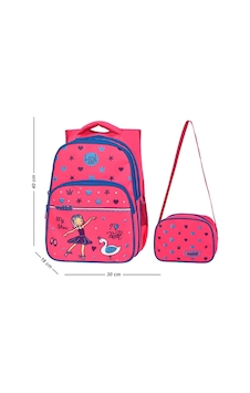 Waddell Pembe Balerin İlkokul Çantası Beslenme Çantalı 6003 Waddell Pembe Balerin İlkokul Çantası Beslenme Çantalı 6003