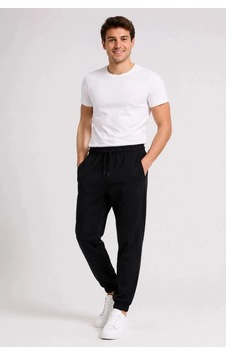 Freedom Storee Erkek İki İplik Beli Lastikli Bağcıklı Regular Fit Jogger Eşofman Altı - Siyah Çok Renkli Freedom Storee Erkek İki İplik Beli Lastikli Bağcıklı Regular Fit Jogger Eşofman Altı - Siyah Çok Renkli