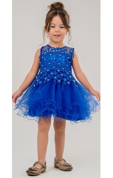 İncili Kız Çocuk Daisy Elbise Mnk0585 001 İncili Kız Çocuk Daisy Elbise Mnk0585 001