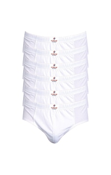 Seher Yıldızı İç Giyim Erkek Pamuklu Slip Külot 6 Lı Paket Beyaz Seher Yıldızı İç Giyim Erkek Pamuklu Slip Külot 6 Lı Paket Beyaz