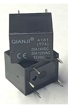 Qianji 4181 T74 -12vdc ,12vdc 1a1k/20a Pcb-5-pin Röle Qianji 4181 T74 -12vdc ,12vdc 1a1k/20a Pcb-5-pin Röle