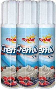 Myday Sprey Krem Şanti 250 Gr X 3 Doğal Aroma Ve Süt İçeren Hafif Lezzetli Tatlı Dokunuş Myday Sprey Krem Şanti 250 Gr X 3 Doğal Aroma Ve Süt İçeren Hafif Lezzetli Tatlı Dokunuş