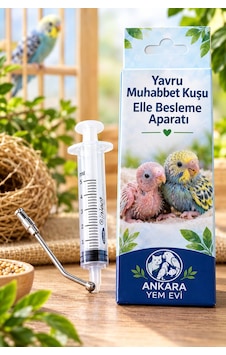 Yavru Muhabbet Kuşu Elle Besleme Aparatı