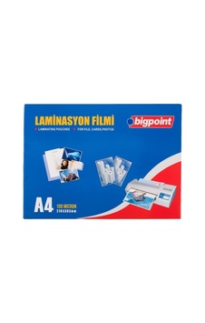 Bp694-100 Laminasyon Filmi A4 100 Mikron 100'lü Kutu