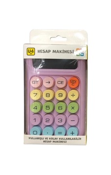 10 Haneli Pilli Hesap Makinesi Çok Renkli 10 Haneli Pilli Hesap Makinesi Çok Renkli