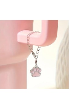 Freya Soft Pati Charm Pembe Detaylı Quencher Ve Tüm Termos İle Uyumlu Şık Aksesuar Freya Soft Pati Charm Pembe Detaylı Quencher Ve Tüm Termos İle Uyumlu Şık Aksesuar