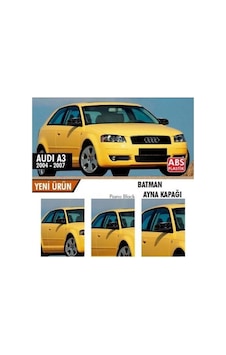 Audi A3 8P Batman Yarasa Ayna Kapağı Piano Black / 2003-2007 Audi A3 8P Batman Yarasa Ayna Kapağı Piano Black / 2003-2007