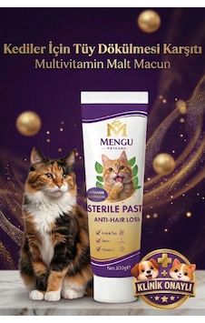 Tüy Dökülme Engelleyici, Tüy Yumağı Ve Kusma Önleyici Multivitamin Kedi Malt Macun 100 Gr Tüy Dökülme Engelleyici, Tüy Yumağı Ve Kusma Önleyici Multivitamin Kedi Malt Macun 100 Gr