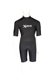 Xdive Aqua Men 3mm Dalış Shorty-std Siyah