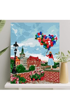 Sayılarla Boyama Tuval Seti Fırça Boya Dahil Çıtalı 40x50 Cm - Galata Sayılarla Boyama Tuval Seti Fırça Boya Dahil Çıtalı 40x50 Cm - Galata