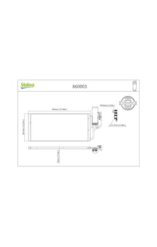 Valeo 860003 Klima Radyatörü Kondenseri Kurutucu İle Combo-corsa C 1.3cdtı-1.7cdtı 03 548x261x16 93177423-1850093-13106020 - Valeo 860003 Klima Radyatörü Kondenseri Kurutucu İle Combo-corsa C 1.3cdtı-1.7cdtı 03 548x261x16 93177423-1850093-13106020 -