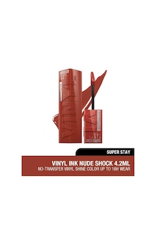 Maybelline New York Super Stay Vinyl Ink Likit Parlak Ruj 130 Extra