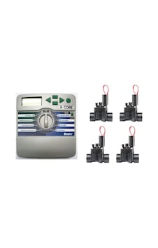 HUNTER X-CORE 401 KONTROL ÜNİTESİ VE SELENOİD VANA SETİ (4 İSTASYON) HUNTER X-CORE 401 KONTROL ÜNİTESİ VE SELENOİD VANA SETİ (4 İSTASYON)
