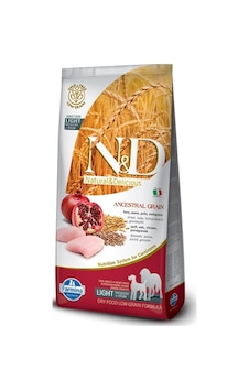 N&D Light Adult Düşük Tahıllı Tavuklu ve Narlı Orta ve Büyük Irk Yetişkin Köpek Maması 2.5 KG N&D Light Adult Düşük Tahıllı Tavuklu ve Narlı Orta ve Büyük Irk Yetişkin Köpek Maması 2.5 KG