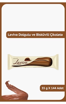 Ülker Lavıva Dolgulu Ve Bıskuvılı Çıkolata 35 Gr x 144 Adet Ülker Lavıva Dolgulu Ve Bıskuvılı Çıkolata 35 Gr x 144 Adet