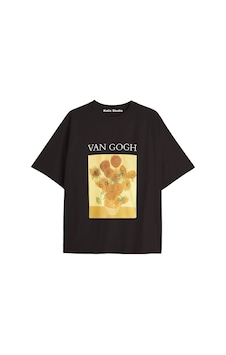 Kalic Studio Unisex Van Gogh Baskılı Oversize Tshirt Siyah-88 Kalic Studio Unisex Van Gogh Baskılı Oversize Tshirt Siyah-88