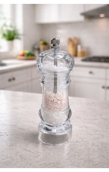 Gourmet Crystal Tuz Karabiber Değirmeni 18 Cm Beyaz