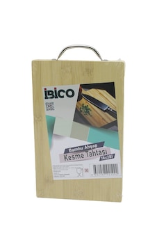 İbico İ22-199 Lüks Ahşap Bambu Kesim Panosu 18x28x1.7cm Metal Kulplu İbico İ22-199 Lüks Ahşap Bambu Kesim Panosu 18x28x1.7cm Metal Kulplu