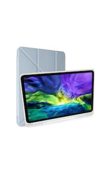 İpad 9.7 2018 Uyumlu Kılıf Kalem Bölmeli Uyku Modlu Smart Case - Mavi Kapaklı Kılıf İpad 9.7 2018 Uyumlu Kılıf Kalem Bölmeli Uyku Modlu Smart Case - Mavi Kapaklı Kılıf