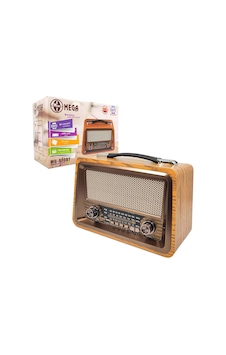 Mega MG-810BT BT USB SD FM Radyo Nostalji Şarjlı