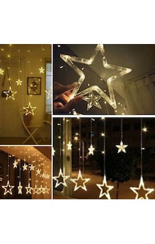 Go İthalat Kumandalı Yıldız Figürlü 12 Sarkıtlı 120 Led Uzaktan Kumandalı Dekor Işık Masaüstü Ve O Amber Sarı Go İthalat Kumandalı Yıldız Figürlü 12 Sarkıtlı 120 Led Uzaktan Kumandalı Dekor Işık Masaüstü Ve O Amber Sarı