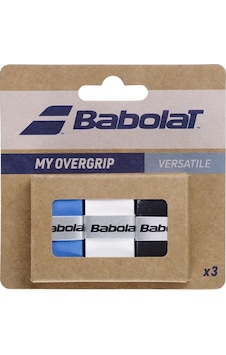Babolat My Overgrip Mavi Beyaz Siyah Overgrip 3lü Babolat My Overgrip Mavi Beyaz Siyah Overgrip 3lü