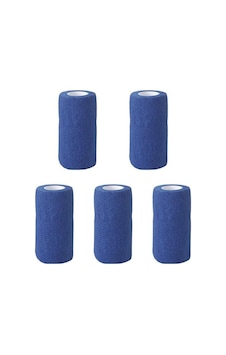 Sayberk Kendinden Yapışkanlı Bandaj 10 CM x 4.5 M Mavi 5 Adet Sayberk Kendinden Yapışkanlı Bandaj 10 CM x 4.5 M Mavi 5 Adet