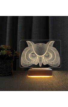 3d Baykuş Tasarımlı 3d Led Masa Lambası Doğum Günü Hediyesi Lamba 3d Baykuş Tasarımlı 3d Led Masa Lambası Doğum Günü Hediyesi Lamba
